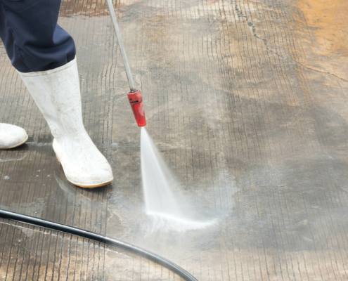 Pressure Washing Solutions for Concrete Surfaces